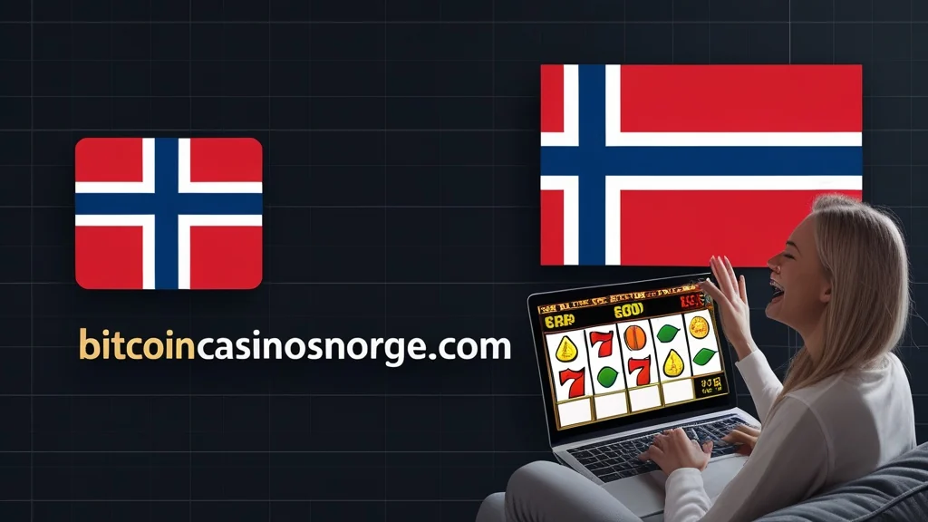 A player with a laptop on their lap, three reels on the screen and a rising USDT sum
